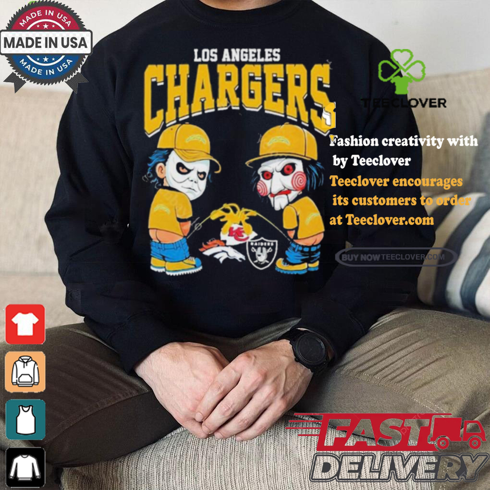 Los Angeles Chargers NFL Halloween Peeing Funny Shirt Los Angeles Chargers NFL Halloween Peeing Funny Shirt