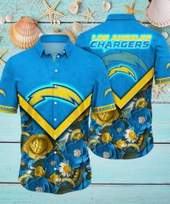 Los Angeles Chargers NFL Hawaiian Shirt Custom Vacation Aloha Shirt