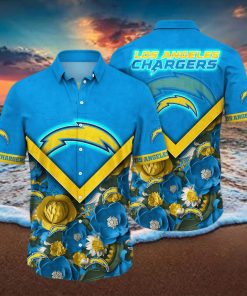 Los Angeles Chargers NFL Hawaiian Shirt Custom Vacation Aloha Shirt