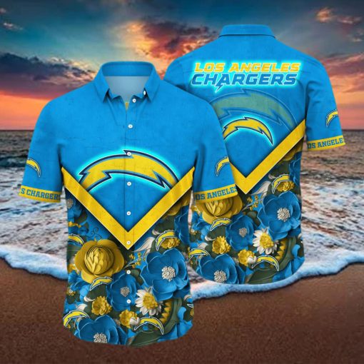 Los Angeles Chargers NFL Hawaiian Shirt Custom Vacation Aloha Shirt