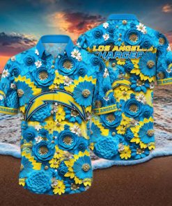 Los Angeles Chargers NFL Hawaiian Shirt Trending For This Summer Customize Shirt Any Team