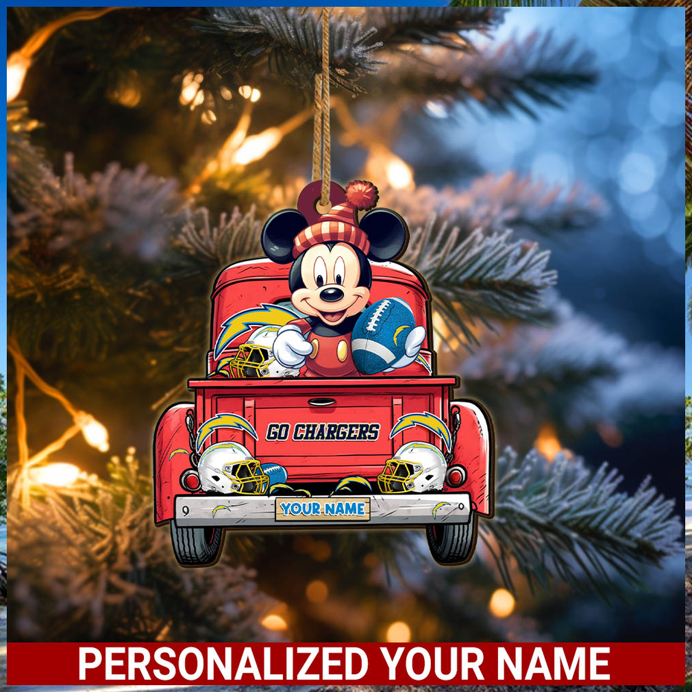 Los Angeles Chargers NFL Mickey Ornament Personalized Your Name SP12102348ID05 Los Angeles Chargers NFL Mickey Ornament Personalized Your Name SP12102348ID05