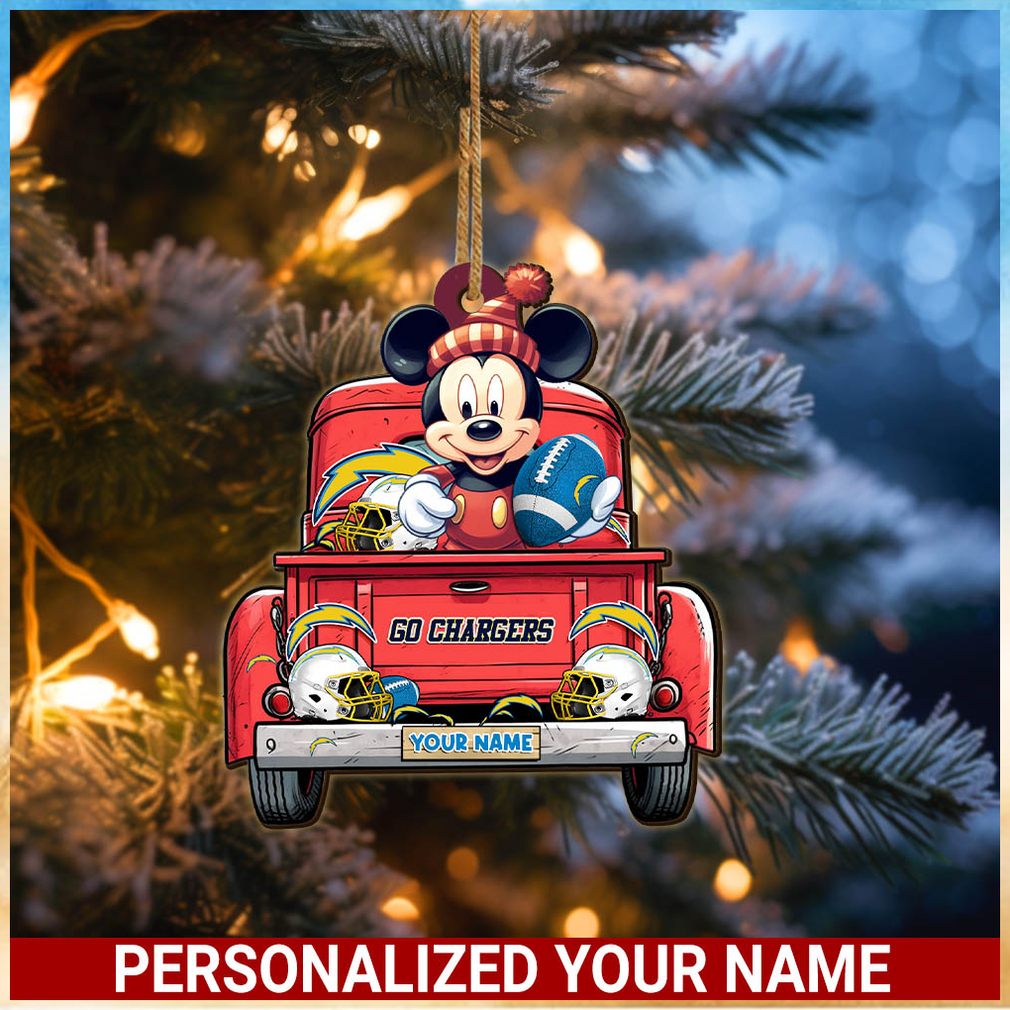Los Angeles Chargers NFL Mickey Ornament Personalized Your Name SP12102348ID05 Los Angeles Chargers NFL Mickey Ornament Personalized Your Name SP12102348ID05