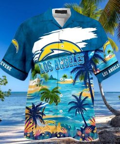 Los Angeles Chargers NFL Personalized Hawaiian Shirt