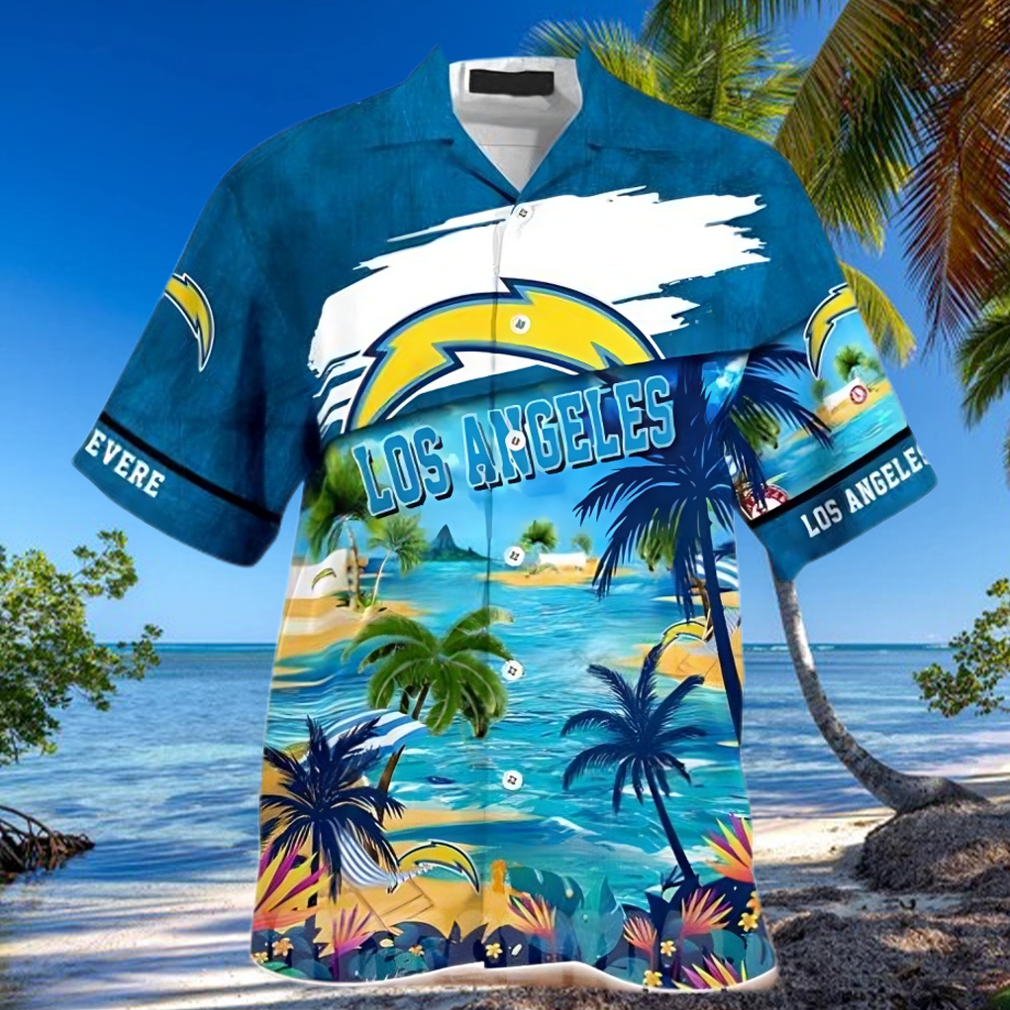 Los Angeles Chargers T-Shirts Beach Shorts Outfit Men Summer Short Sleeve  Shorts