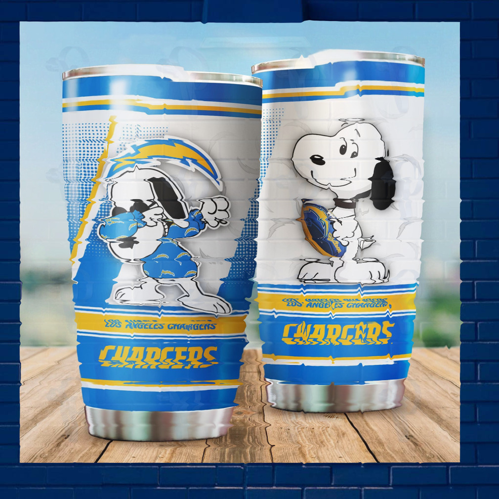 Los Angeles Chargers NFL Snoopy 20Oz, 30Oz Stainless Steel Tumbler21