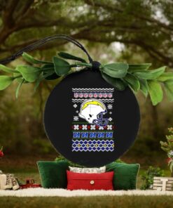 Los Angeles Chargers NFL football Christmas helmet  ornament
