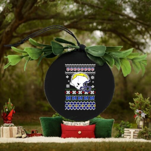 Los Angeles Chargers NFL football Christmas helmet  ornament