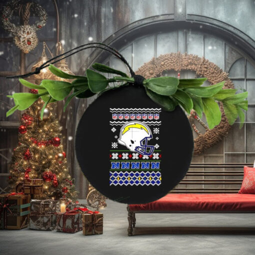 Los Angeles Chargers NFL football Christmas helmet  ornament