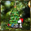 Personalized Mickey and Minnie Christmas Ornament, Couple Ornament