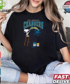 Los Angeles Chargers Snoopy Painting Shirt