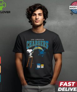Los Angeles Chargers Snoopy Painting Shirt 2 Los Angeles Chargers Snoopy Painting Shirt