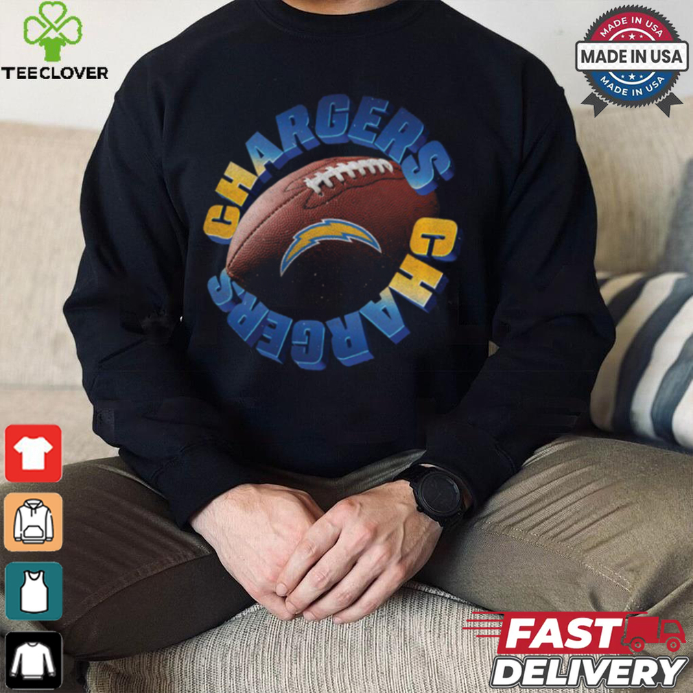 Los Angeles Chargers Spiral Heavyweight T Shirt Los Angeles Chargers Spiral Heavyweight T Shirt