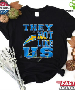 Los Angeles Chargers They Not Like Us NFL Football shirt