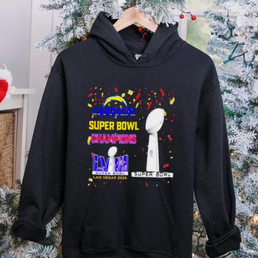 Los Angeles Chargers football Super Bowl Champions Las Vegas 2024 logo hoodie, sweater, longsleeve, shirt v-neck, t-shirt