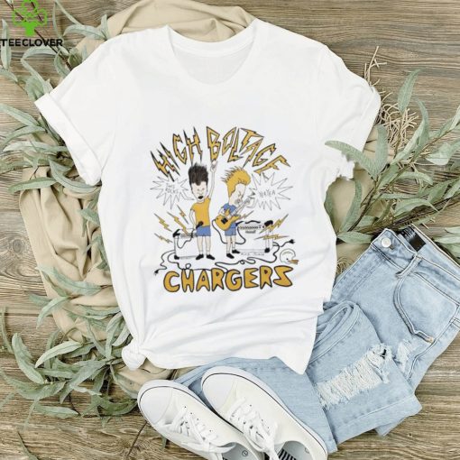 Los Angeles Chargers high boltage X Beavis And Butt Head this is rock hoodie, sweater, longsleeve, shirt v-neck, t-shirt