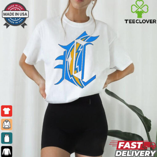 Los Angeles Chargers logo design shirt