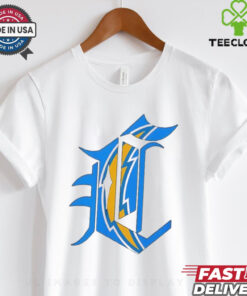 Los Angeles Chargers logo design shirt