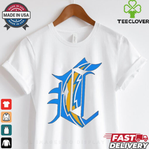 Los Angeles Chargers logo design shirt