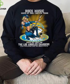 Los Angeles Chargers rock music keep my soul forever young hoodie, sweater, longsleeve, shirt v-neck, t-shirt