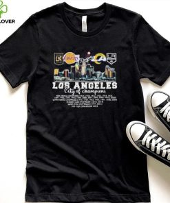 Los Angeles City Of Champions Shirt