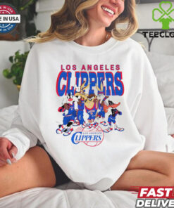 Los Angeles Clippers Looney Tunes characters NBA basketball shirt