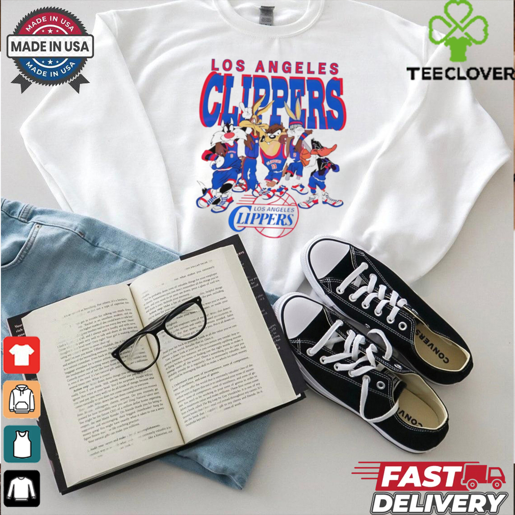 Los Angeles Clippers Looney Tunes characters NBA basketball shirt Los Angeles Clippers Looney Tunes characters NBA basketball shirt