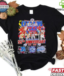 Los Angeles Clippers The Clippers 55th Anniversary 1970 2025 signatures shirt