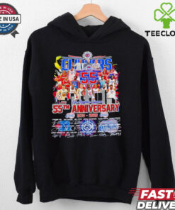 Los Angeles Clippers The Clippers 55th Anniversary 1970 2025 signatures shirt