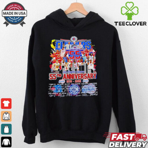 Los Angeles Clippers The Clippers 55th Anniversary 1970 2025 signatures shirt