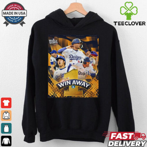 Los Angeles Dodgers 1 Win Away World Series 2024 Champions Shirt