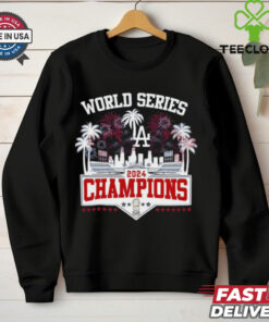 Los Angeles Dodgers 2024 Champions World Series Celebration With Fan Shirt