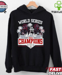 Los Angeles Dodgers 2024 Champions World Series Celebration With Fan Shirt