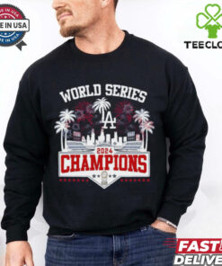 Los Angeles Dodgers 2024 Champions World Series Celebration With Fan Shirt