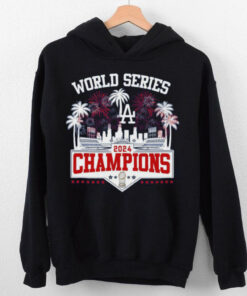 Los Angeles Dodgers 2024 Champions World Series Celebration With Fan T Shirt 2 Los Angeles Dodgers 2024 Champions World Series Celebration With Fan T Shirt