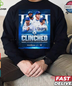 Los Angeles Dodgers 2024 Clinched Postseason T Shirt