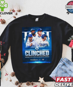 Los Angeles Dodgers 2024 Clinched Postseason T Shirt
