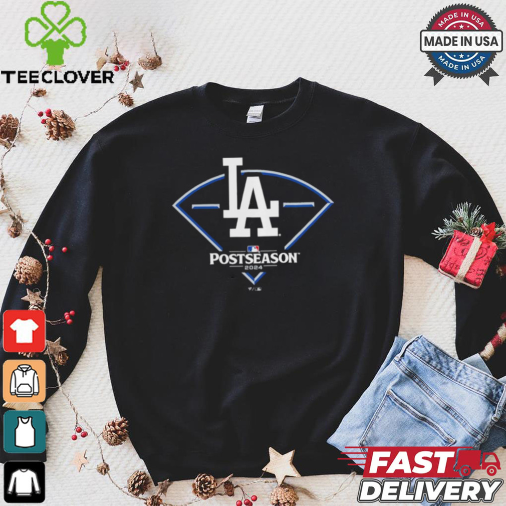 Los Angeles Dodgers 2024 MLB Postseason Around The Horn T Shirt Los Angeles Dodgers 2024 MLB Postseason Around The Horn T Shirt