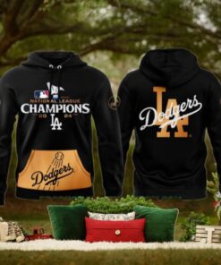 Los Angeles Dodgers 2024 National League Champions Locker Room Hoodie