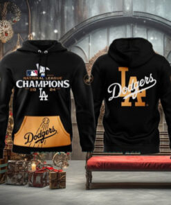 Los Angeles Dodgers 2024 National League Champions Locker Room Hoodie