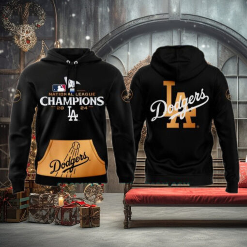 Los Angeles Dodgers 2024 National League Champions Locker Room Hoodie