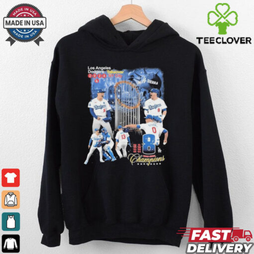 Los Angeles Dodgers 2024 Takeover Ny City 8x World Series Champions shirt