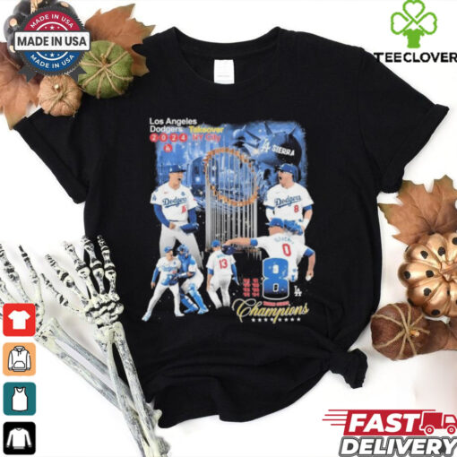 Los Angeles Dodgers 2024 Takeover Ny City 8x World Series Champions shirt