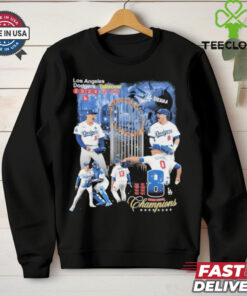 Los Angeles Dodgers 2024 Takeover Ny City 8x World Series Champions shirt