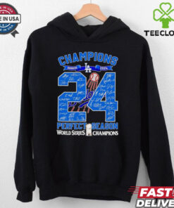 Los Angeles Dodgers 2024 WS champions perfect season shirt