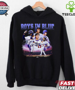 Los Angeles Dodgers 2024 World Series Champions Boys In Blue Player Graphic T Shirt 1 Los Angeles Dodgers 2024 World Series Champions Boys In Blue Player Graphic T Shirt