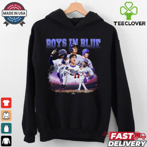 Los Angeles Dodgers 2024 World Series Champions Boys In Blue Player Graphic T Shirt