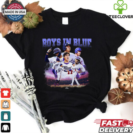 Los Angeles Dodgers 2024 World Series Champions Boys In Blue Player Graphic T Shirt