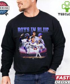 Los Angeles Dodgers 2024 World Series Champions Boys In Blue Player Graphic T Shirt 3 Los Angeles Dodgers 2024 World Series Champions Boys In Blue Player Graphic T Shirt