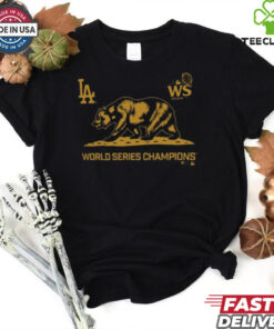 Los Angeles Dodgers 2024 World Series Champions Cali Bear T Shirt